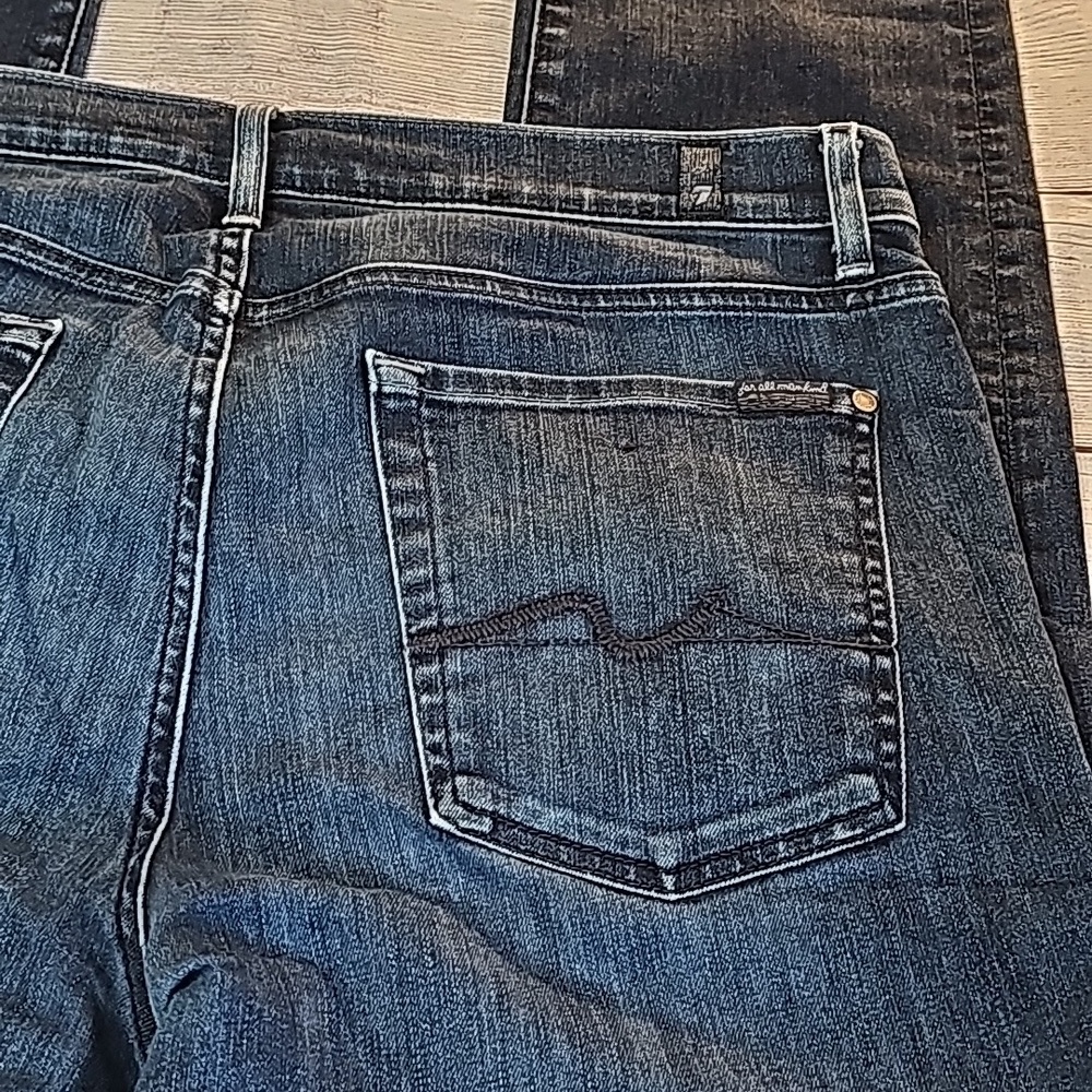 7 for all mankind sz 36 slimmy jeans - Picture 11 of 14